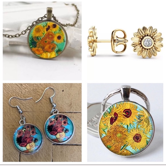 BOGO! Sunflower Socks Super Soft Boho Hippy Retro - Picture 6 of 8